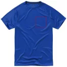 Niagara short sleeve men's cool fit t-shirt, Male, Mesh of 100% Polyester with Cool Fit finish, Blue, XS