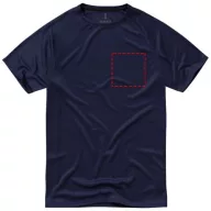   Niagara short sleeve men's cool fit t-shirt, Male, Mesh of 100% Polyester with Cool Fit finish, Navy, M