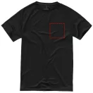 Niagara short sleeve men's cool fit t-shirt, Male, Mesh of 100% Polyester with Cool Fit finish, solid black, XS