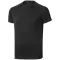Niagara short sleeve men's cool fit t-shirt, Male, Mesh of 100% Polyester with Cool Fit finish, solid black, S