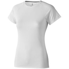   Niagara short sleeve women's cool fit t-shirt, Female, Mesh of 100% Polyester with Cool Fit finish, White, XS