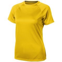   Niagara short sleeve women's cool fit t-shirt, Female, Mesh of 100% Polyester with Cool Fit finish, Yellow, S