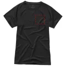 Niagara short sleeve women's cool fit t-shirt, Female, Mesh of 100% Polyester with Cool Fit finish, solid black, XS