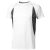 Quebec short sleeve men's cool fit t-shirt, Male, Mesh of 100% Polyester with Cool Fit finish, White,Anthracite, M