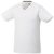 Amery short sleeve men's cool fit v-neck shirt, Male, Mesh of 100% Polyester with Cool Fit finish, White, XS