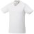 Amery short sleeve men's cool fit v-neck shirt, Male, Mesh of 100% Polyester with Cool Fit finish, White, M
