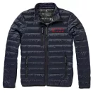 Scotia light down jacket, Male, Woven of 100% Nylon with dull cire water repellent coating, 20D 90% Down and 10% Feathers 115 g/m², Navy, M