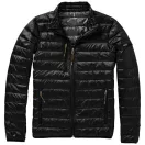 Scotia light down jacket, Male, Woven of 100% Nylon with dull cire water repellent coating, 20D 90% Down and 10% Feathers 115 g/m², solid black, S