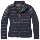 Scotia light down ladies jacket, Female, Woven of 100% Nylon with dull cire water repellent coating, 20D 90% Down and 10% Feathers 115 g/m², Navy, L