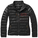 Scotia light down ladies jacket, Female, Woven of 100% Nylon with dull cire water repellent coating, 20D 90% Down and 10% Feathers 115 g/m², solid black, XS