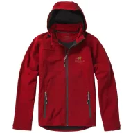   Langley softshell jacket, Male, Woven fabric of 90% Polyester and 10% Elastane bonded with 100% Polyester micro fleece, Red, XS