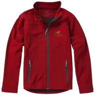   Langley softshell jacket, Male, Woven fabric of 90% Polyester and 10% Elastane bonded with 100% Polyester micro fleece, Red, XS