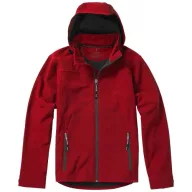   Langley softshell jacket, Male, Woven fabric of 90% Polyester and 10% Elastane bonded with 100% Polyester micro fleece, Red, XS
