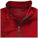 Langley softshell jacket, Male, Woven fabric of 90% Polyester and 10% Elastane bonded with 100% Polyester micro fleece, Red, L