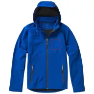   Langley softshell jacket, Male, Woven fabric of 90% Polyester and 10% Elastane bonded with 100% Polyester micro fleece, Blue, S