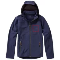   Langley softshell jacket, Male, Woven fabric of 90% Polyester and 10% Elastane bonded with 100% Polyester micro fleece, Navy, XS