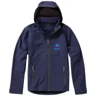   Langley softshell jacket, Male, Woven fabric of 90% Polyester and 10% Elastane bonded with 100% Polyester micro fleece, Navy, S