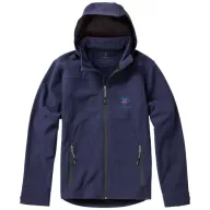   Langley softshell jacket, Male, Woven fabric of 90% Polyester and 10% Elastane bonded with 100% Polyester micro fleece, Navy, L