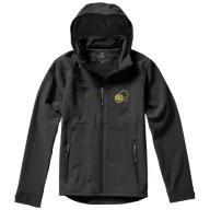   Langley softshell jacket, Male, Woven fabric of 90% Polyester and 10% Elastane bonded with 100% Polyester micro fleece, Anthracite, S