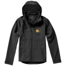 Langley softshell jacket, Male, Woven fabric of 90% Polyester and 10% Elastane bonded with 100% Polyester micro fleece, Anthracite, M