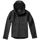 Langley softshell jacket, Male, Woven fabric of 90% Polyester and 10% Elastane bonded with 100% Polyester micro fleece, Anthracite, M