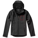 Langley softshell jacket, Male, Woven fabric of 90% Polyester and 10% Elastane bonded with 100% Polyester micro fleece, Anthracite, M