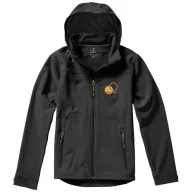   Langley softshell jacket, Male, Woven fabric of 90% Polyester and 10% Elastane bonded with 100% Polyester micro fleece, Anthracite, XL