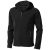 Langley softshell jacket, Male, Woven fabric of 90% Polyester and 10% Elastane bonded with 100% Polyester micro fleece, solid black, XS