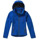 Langley softshell ladies jacket, Female, Woven fabric of 90% Polyester and 10% Elastane bonded with 100% Polyester micro fleece, Blue, XS
