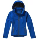 Langley softshell ladies jacket, Female, Woven fabric of 90% Polyester and 10% Elastane bonded with 100% Polyester micro fleece, Blue, L