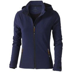   Langley softshell ladies jacket, Female, Woven fabric of 90% Polyester and 10% Elastane bonded with 100% Polyester micro fleece, Navy, XS
