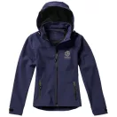 Langley softshell ladies jacket, Female, Woven fabric of 90% Polyester and 10% Elastane bonded with 100% Polyester micro fleece, Navy, XS