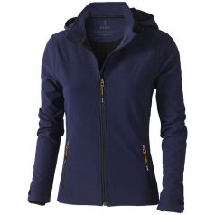   Langley softshell ladies jacket, Female, Woven fabric of 90% Polyester and 10% Elastane bonded with 100% Polyester micro fleece, Navy, XL