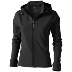   Langley softshell ladies jacket, Female, Woven fabric of 90% Polyester and 10% Elastane bonded with 100% Polyester micro fleece, Anthracite, XS