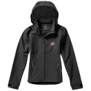 Langley softshell ladies jacket, Female, Woven fabric of 90% Polyester and 10% Elastane bonded with 100% Polyester micro fleece, Anthracite, XS