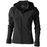   Langley softshell ladies jacket, Female, Woven fabric of 90% Polyester and 10% Elastane bonded with 100% Polyester micro fleece, Anthracite, S