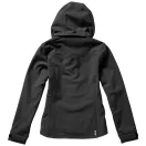 Langley softshell ladies jacket, Female, Woven fabric of 90% Polyester and 10% Elastane bonded with 100% Polyester micro fleece, Anthracite, L