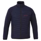 Banff hybrid insulated jacket, Male, 100% Nylon with dull Cire coating, 380T woven, water repellent and down proof Contrast fabric: 94% Polyester, 6% Elastane with water repellent finish, Navy, XS