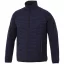 Banff hybrid insulated jacket, Male, 100% Nylon with dull Cire coating, 380T woven, water repellent and down proof Contrast fabric: 94% Polyester, 6% Elastane with water repellent finish, Navy, S