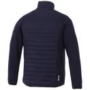 Banff hybrid insulated jacket, Male, 100% Nylon with dull Cire coating, 380T woven, water repellent and down proof Contrast fabric: 94% Polyester, 6% Elastane with water repellent finish, Navy, L