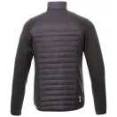 Banff men's hybrid insulated jacket, Male, 100% Nylon dull cire 380T woven, water repellent and downproof Contrast fabric: 94% Polyester, 6% Elastane with water repellent finish, Storm Grey, L