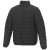 Atlas men's insulated jacket, Woven of 100% Nylon, 380T with cire finish,  solid black, XS