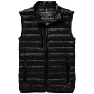 Fairview light down bodywarmer, Male, Woven of 100% Nylon with dull cire water repellent coating, 20D 90% Down and 10% Feathers 115 g/m², solid black, S