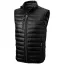 Fairview light down bodywarmer, Male, Woven of 100% Nylon with dull cire water repellent coating, 20D 90% Down and 10% Feathers 115 g/m², solid black, M