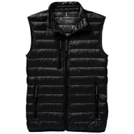   Fairview light down bodywarmer, Male, Woven of 100% Nylon with dull cire water repellent coating, 20D 90% Down and 10% Feathers 115 g/m², solid black, M