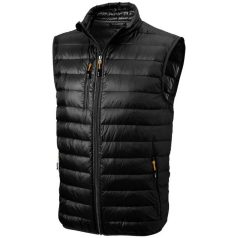   Fairview light down bodywarmer, Male, Woven of 100% Nylon with dull cire water repellent coating, 20D 90% Down and 10% Feathers 115 g/m², solid black, XXL