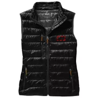   Fairview light down ladies bodywarmer, Female, Woven of 100% Nylon with dull cire water repellent coating, 20D 90% Down and 10% Feathers 115 g/m², solid black, S