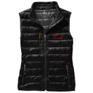Fairview light down ladies bodywarmer, Female, Woven of 100% Nylon with dull cire water repellent coating, 20D 90% Down and 10% Feathers 115 g/m², solid black, XL