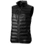 Fairview light down ladies bodywarmer, Female, Woven of 100% Nylon with dull cire water repellent coating, 20D 90% Down and 10% Feathers 115 g/m², solid black, XXL