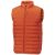 Pallas men's insulated bodywarmer, Woven of 100% Nylon, 380T with cire finish, Orange, S